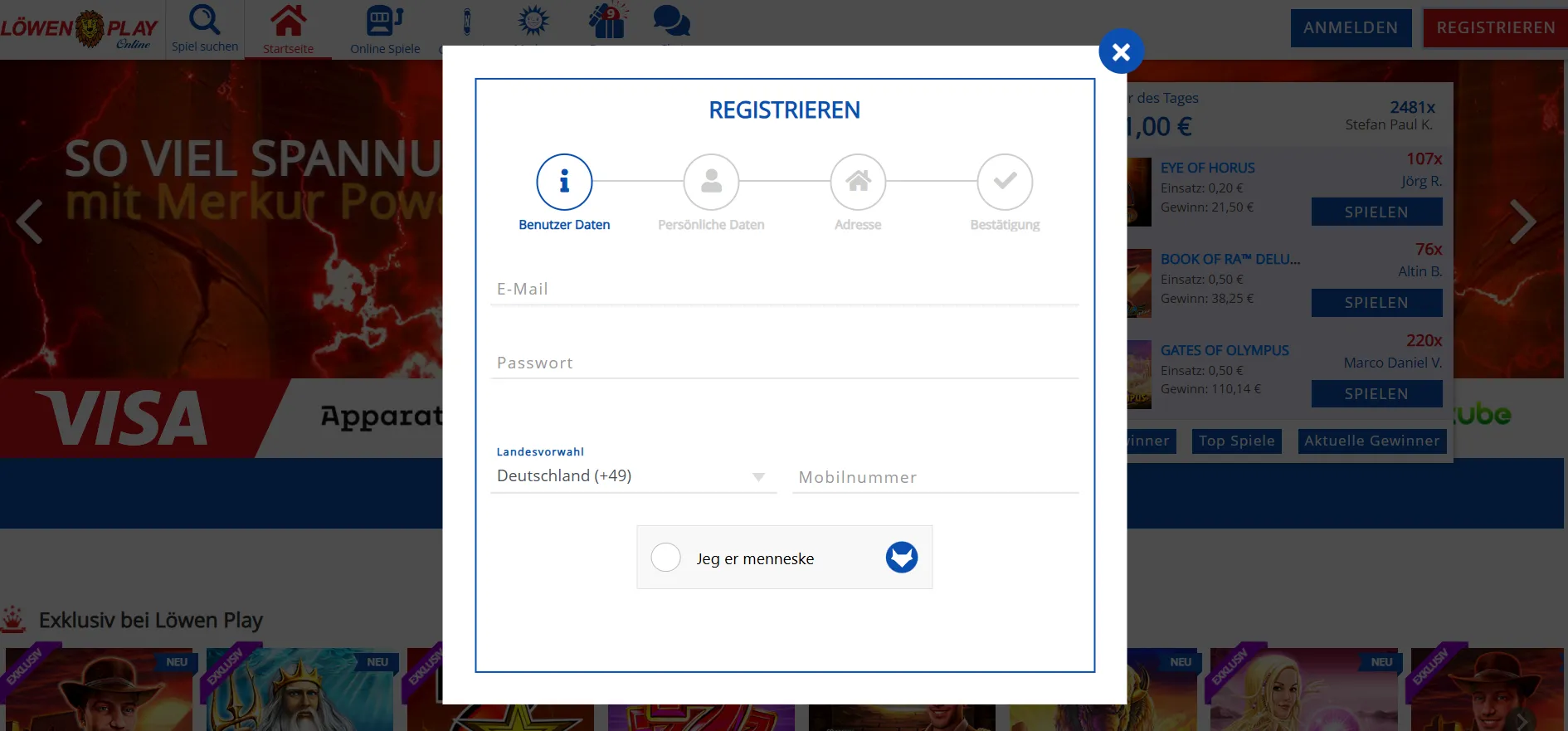 Registrierung, Login und Einzahlung – wie einfach ist der Einstieg? Registrierung & Einzahlung – Wie Einfach Ist der Einstieg?